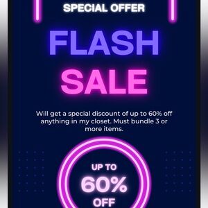 Special Offer of 60% Bundles of 3+